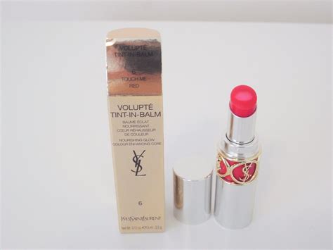 yves saint laurent volupté tint-in-balm touch me red|volupte lip balm.